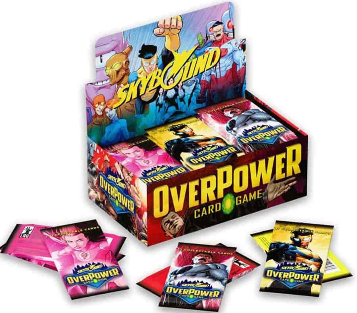 Overpower: Skybound Invincible And Walking Dead Booster - Board Game